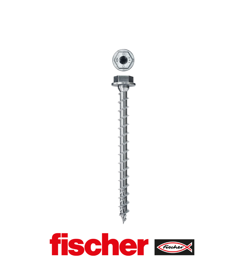 fischer PowerFast 8,0 x 80 Sechskantkopf